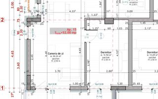 Apartament 2 camere, ultramodern, bloc nou, etaj intermediar, Reghin - Schiță 15