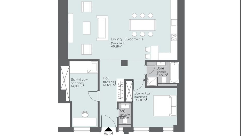 Apartament renovat în clădire istorică - are garaj - Poză 1