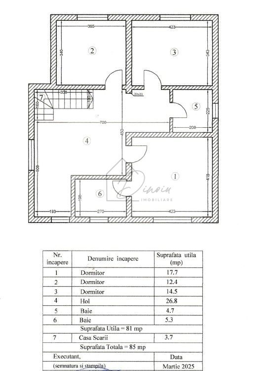 Vila individuala Otopeni I P+1E c-ctie noua I 4 camere I Comision 0% - Poză 4