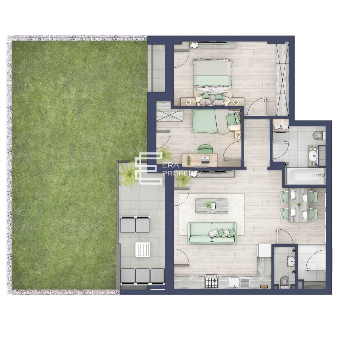 Apartament 3 Camere | 63 mp + gradina 63mp | – Sibiu - Poză 15