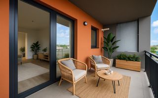 Apartamentul nr. 27 | 2 camere decomandat | Etaj 3 | Terasă 12,14 mp | - Poză 5