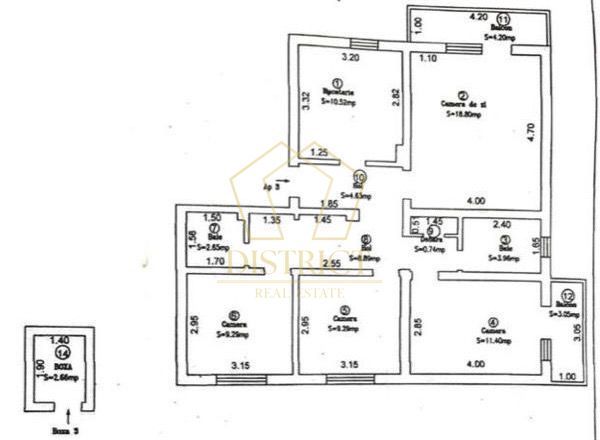 Apartament cu 4 camere decomandat | Etaj 1 | Complexul Studentesc - Poză 13