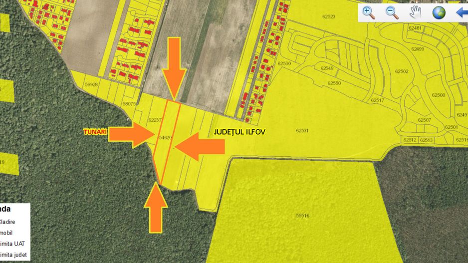 9400 mp | Ideal pentru investitie | Tunari | Deschidere la padure - Schiță 11