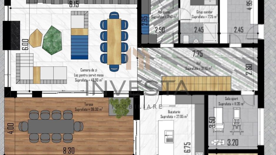 Vila premium Faget | 930 mp teren | Smart home | Finisaje de lux! - Schiță 18