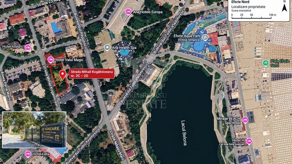 Teren intravilan 712 mp | Eforie Nord | Zonă centrală - Poză 2