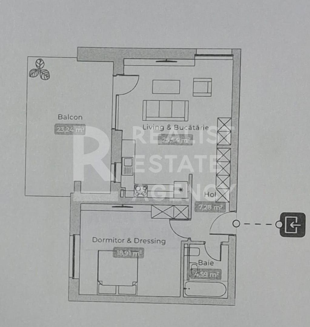 Vânzare, apartament cu 2 camere, zona Voluntari - Poză 21