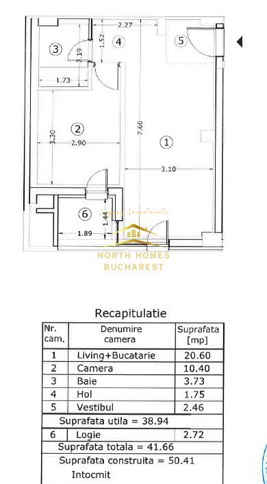 Studio modern complet mobilat si utilat, ideal investitie  - Domenii - Poză 10
