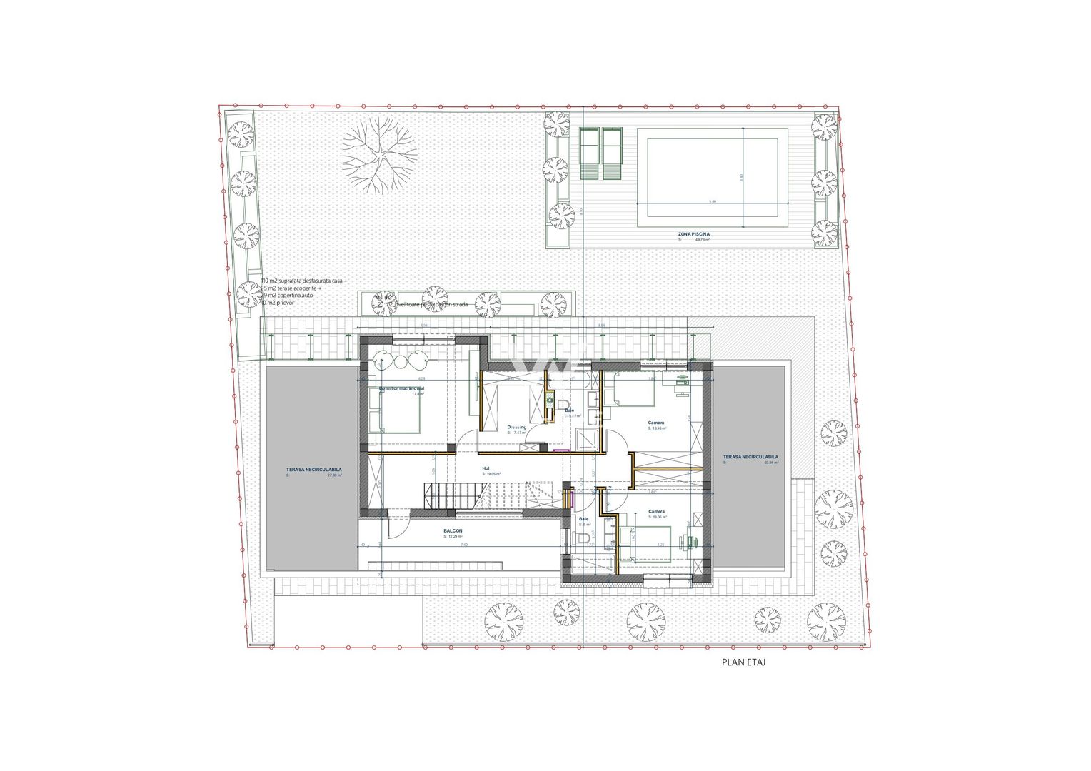 Casa individuala teren 500mp,Selimbar - Schiță 5