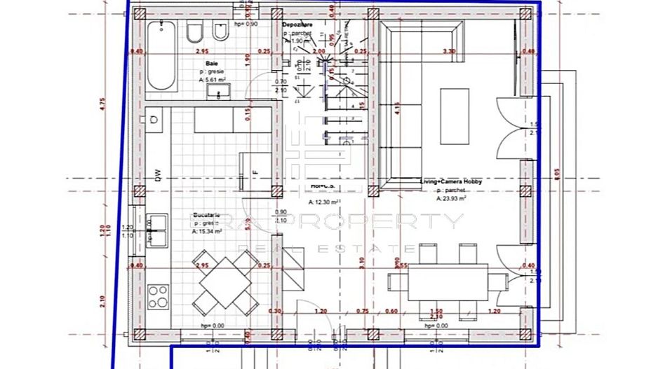 Casă nouă, clasă energetică A, teren 335 mp, Sibiu zona Turnisor - Schiță 5