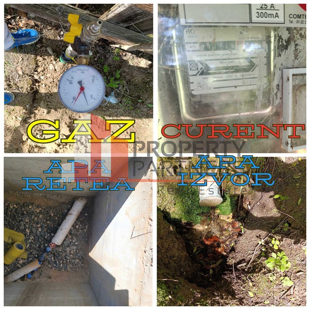 Teren 1.750 mp Bran – Poarta | Autorizație casă + anexă | Utilități complete - Poză 2