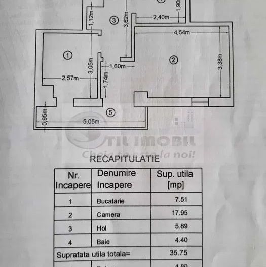 1 cameră decomandat, mobilat/utilat, Tudor Vladimirescu – 94.000 € neg - Poză 7