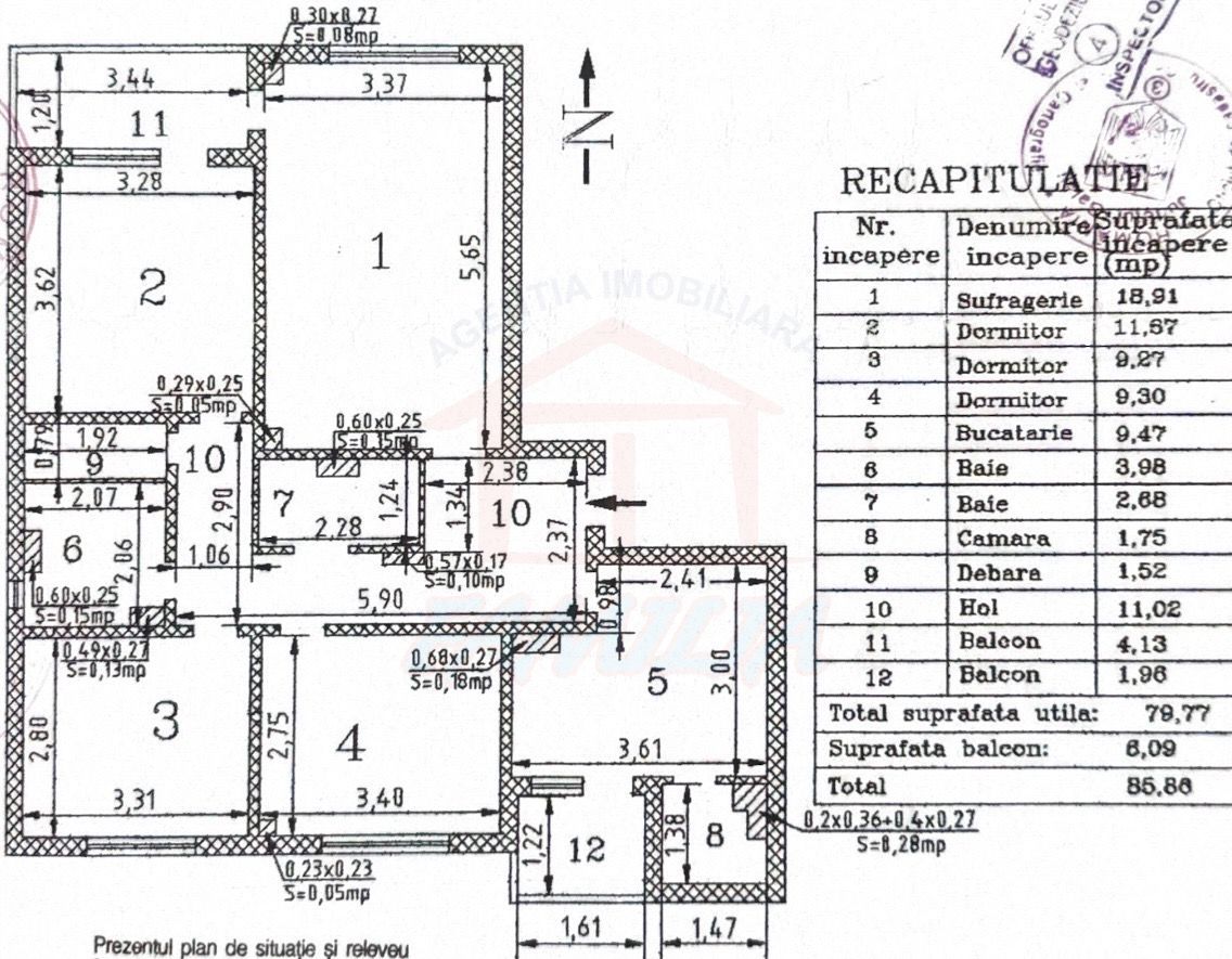 APARTAMENT 4 CAMERE, MICRO 20, 110.000 € - Poză 4