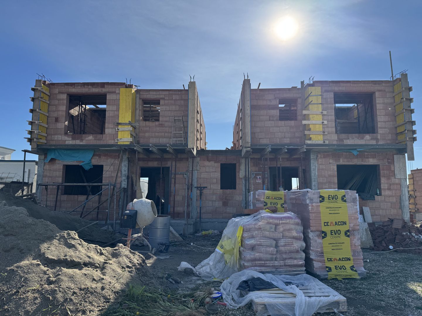 1/2 Duplex Sacalaz P+E,4Camere,2 Bai,Proiect Modern - Poză 3