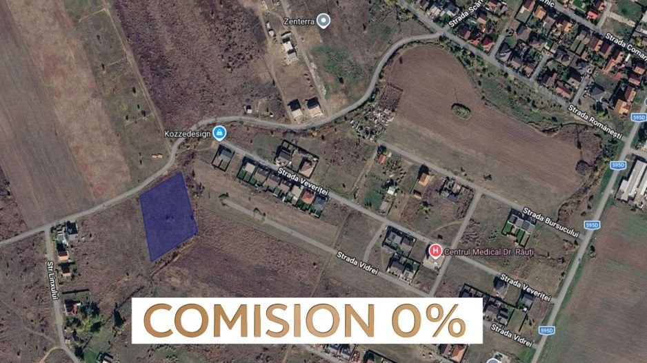 COMISION 0| Teren intravilan| 670 mp| Autorizație Bloc| Mosnita Noua - Poză 1
