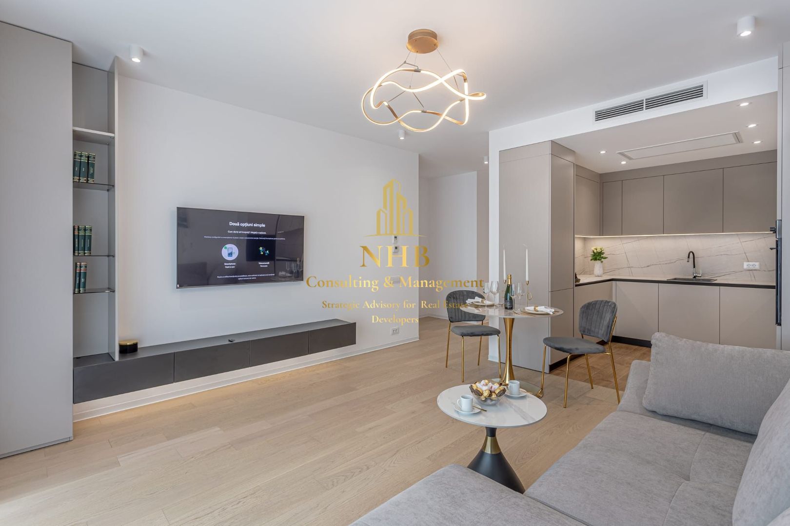 Apartament 2 camere  Nou cu Vedere la Lac – One Lake Club, Etaj 6 | Terasă 10 mp - Poză 18