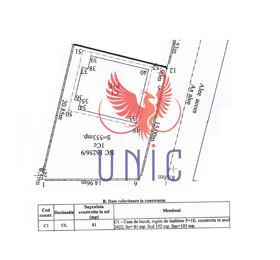 Vila Noua, Superba!! La cheie!! Bariera Valcii !! - Schiță 12