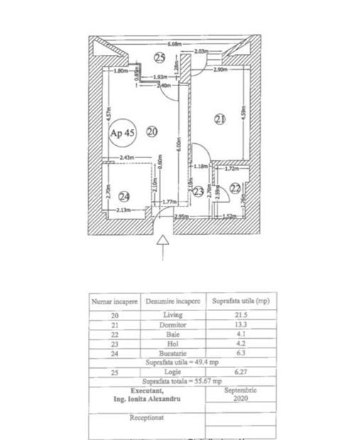 2 CAMERE | THE ADDRESS 102 || BARBU VACARESCU - Schiță 16