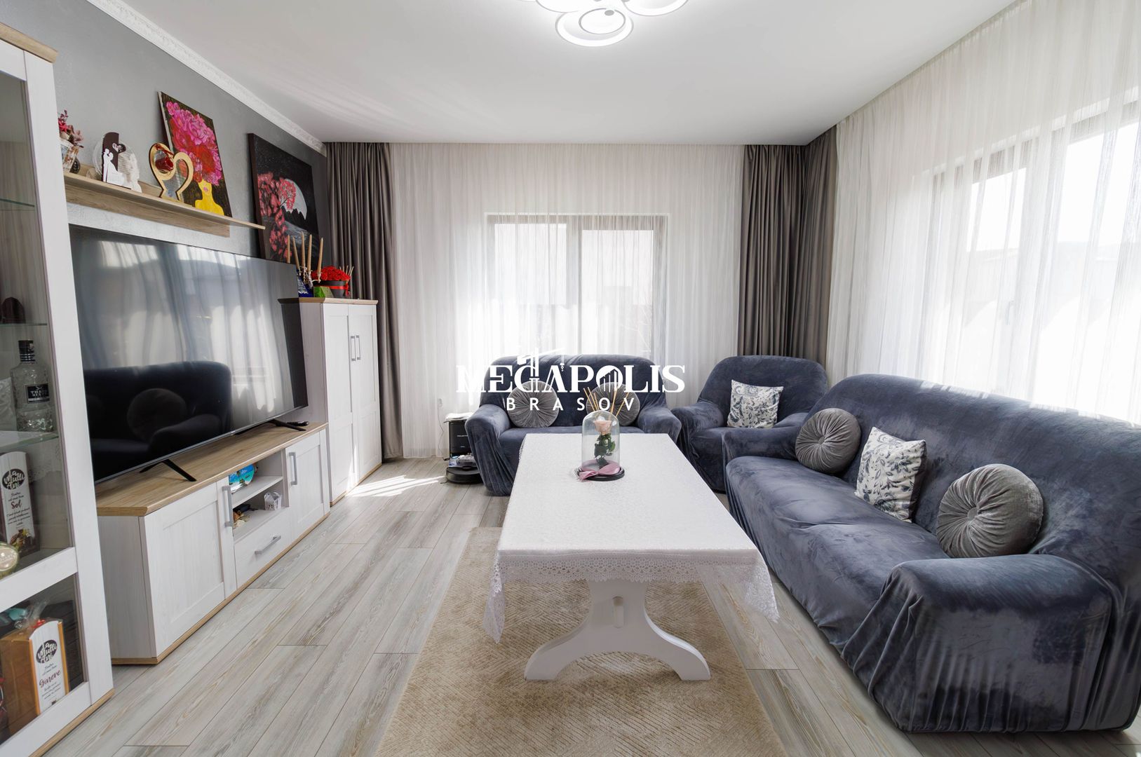 Casă spațioasă 4 dormitoare Sânpetru, 500 mp teren, mobilată complet - Poză 4