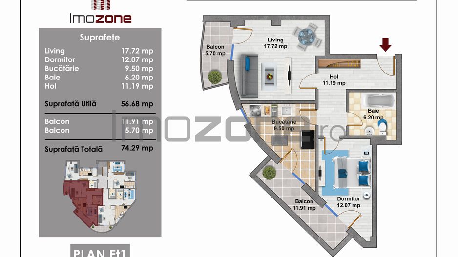 Lacul Morii, 2 Camere, Decomandat, 10 Minute De Metrou, Gata De Mutare,Finalizat - Poză 3