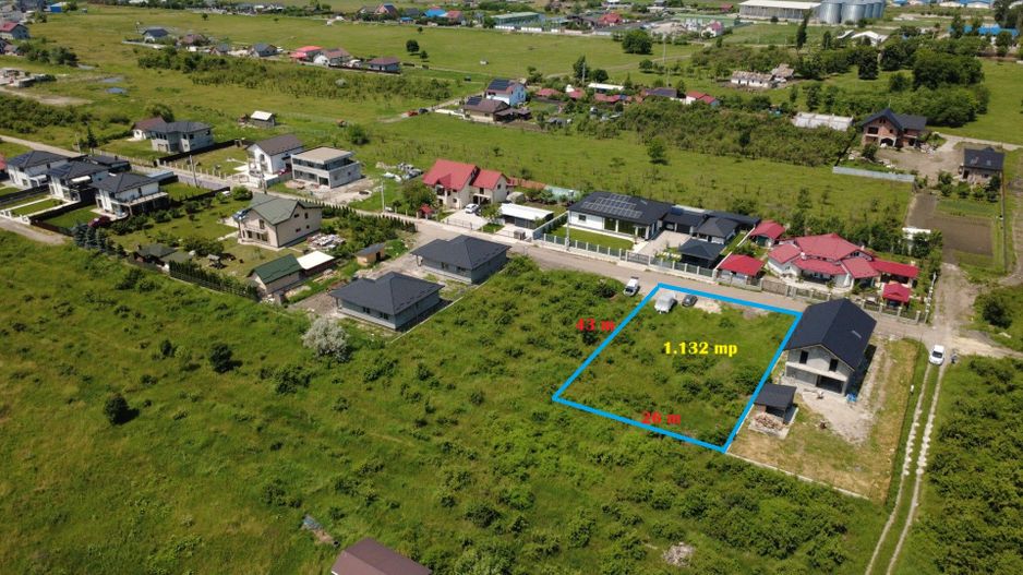 Teren intravilan 1.132 mp, zona Livada - Munteni de Jos; - Poză 1
