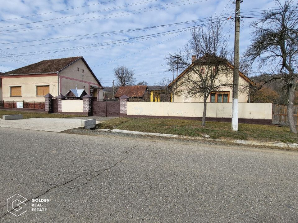 Casa cu doua corpuri de cladire si anexe, teren 1350 mp, Savarsin - Poză 1