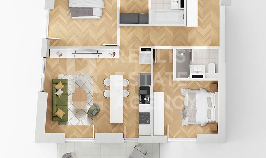 Vânzare, apartament cu 3 camere în zona Străulești - Poză 3