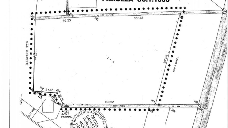 Teren Crevedia | Industrial | Construibil | Hala - Schiță 2