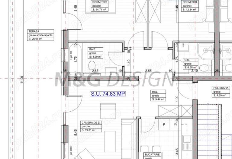 Penthouse Braytim  3 camere - Poză 9
