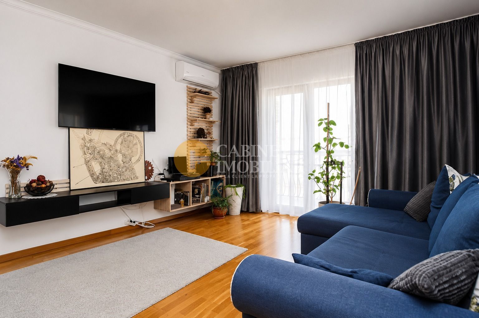 2 CAMERE DECOMANDAT--MOBILAT+UTILAT--500M ROND PACURARI - Poză 2