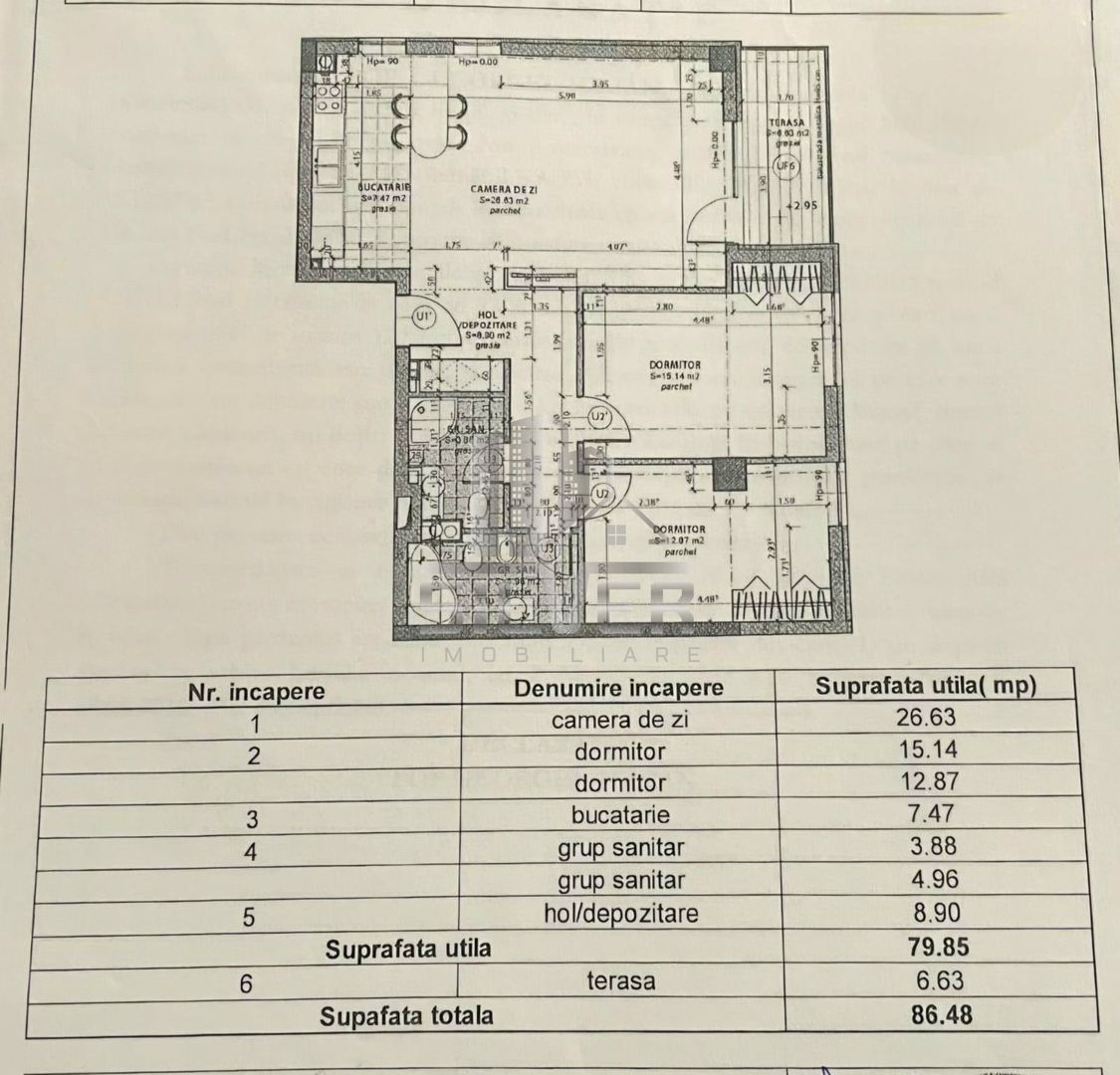 Apartament cu 3 camere/80 mp/garaj/RIVIERA LUXURY RESIDENCE. - Poză 2