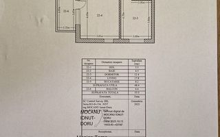 Apartament 2 camere, mobilat complet, parcare inclusa, Bd. Metalurgiei - Schiță 9
