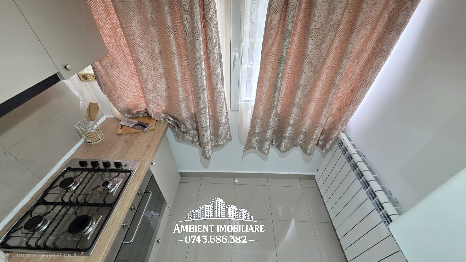 Apartament cu 3 camere, etaj 1, mobilat și utilat, zona FILATURII; - Poză 15