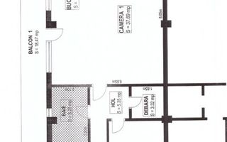 Apartament 3 camere 85 mp utili spre inchiriere Aleea Fratii Buzesti - Schiță 12