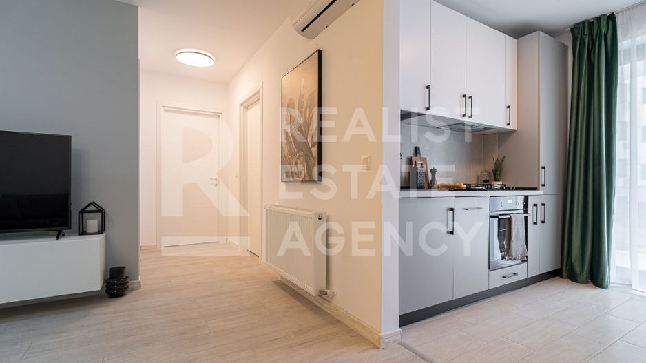 Apartament cu 2 camere + birou, mobilat, parcare și TVA inclus în preț - Poză 10