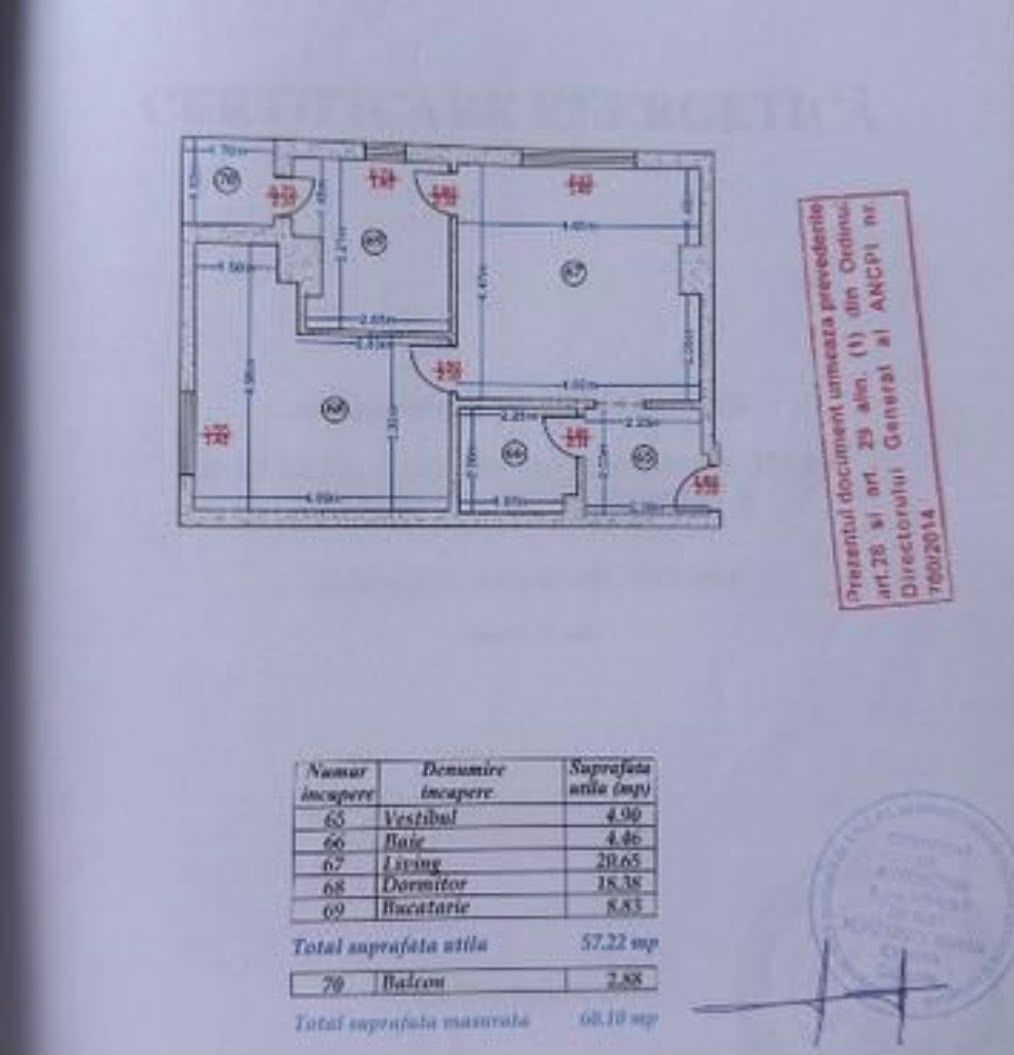 2 CAMERE DECEBAL ‖ COMPLET MOBILAT SI UTILAT + LOC PARCARE SUBTERAN + BOXA - Schiță 10