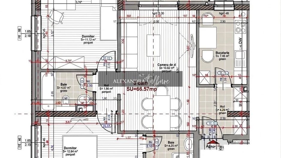 Apartament spațios | 3 camere | 2 băi | parcare | Park Lake - Poză 9