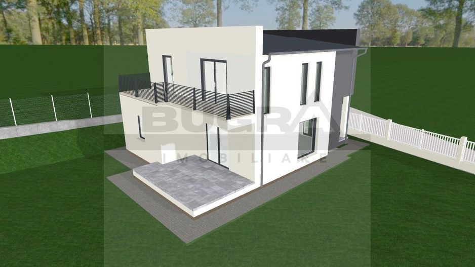 Casa individuala cu 4 camere , 120mp, 700mp teren, zona Mera - Poză 1