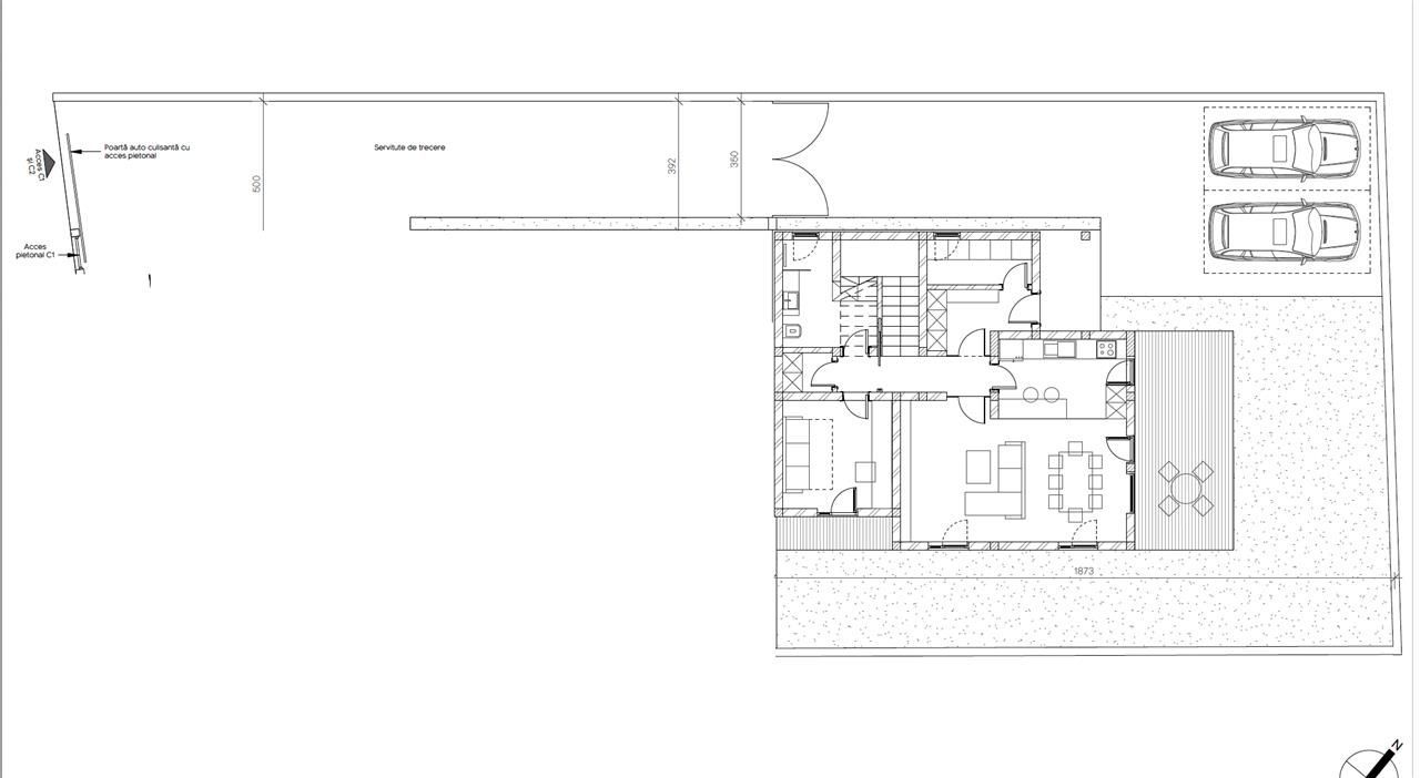 Vanzare Vila individuala P+1 2026 Mogosoaia - str. Poieni Ilfov - Schiță 4