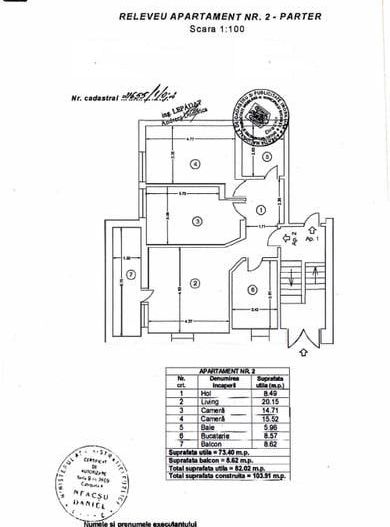 De inchiriat 3 camere zona Piata Domenii, 82mp utili, an 2006, direct proprietar - Poză 15