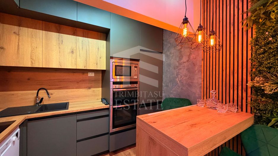 Studio | De Inchiriat | Parcare | Centrala | Bloc 2021 | Demisol Înalt - Poză 9