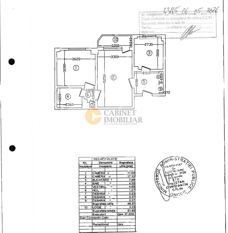 2 camere I Sos Stefan cel Mare I Etaj 1/8 I Bloc 1982 - Poză 9