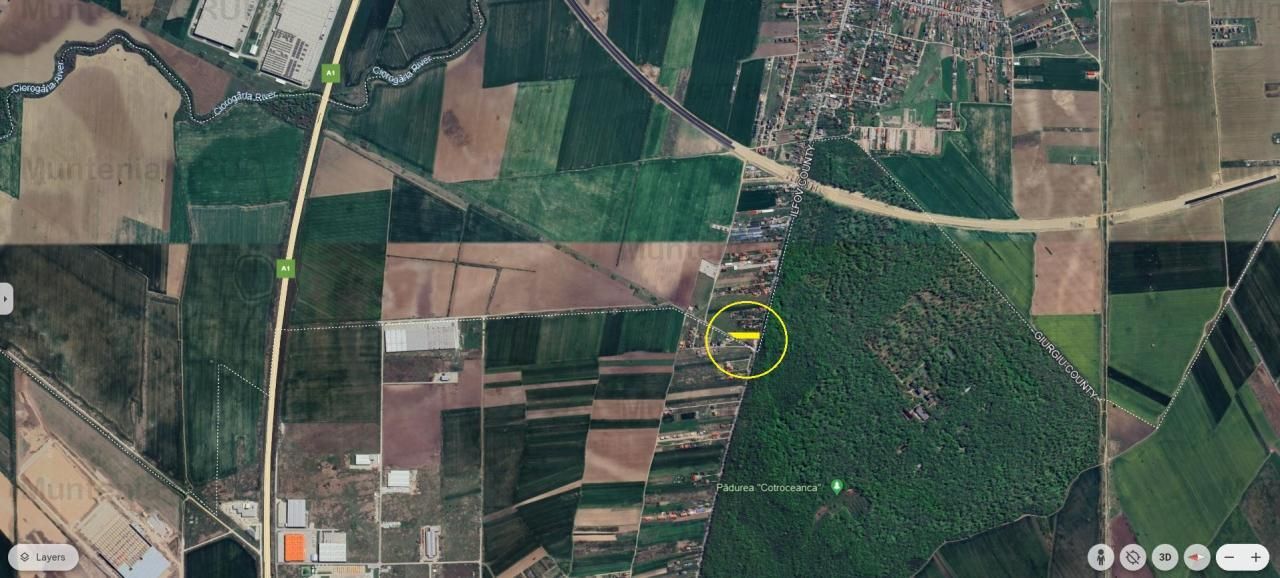 CIOROGARLA - langa Hanul Imparatilor, 1.294 mp. teren cu acces din DJ601 - Poză 2