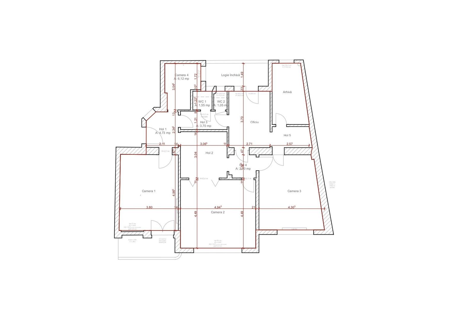 Apartament cu farmec istoric, 120 mp, în inima Clujului – Strada Eroilor - Poză 7