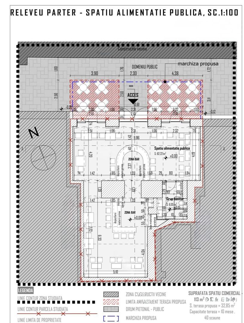 Club - Spatiu Comercial de vanzare ultracentral in Oradea - Schiță 11