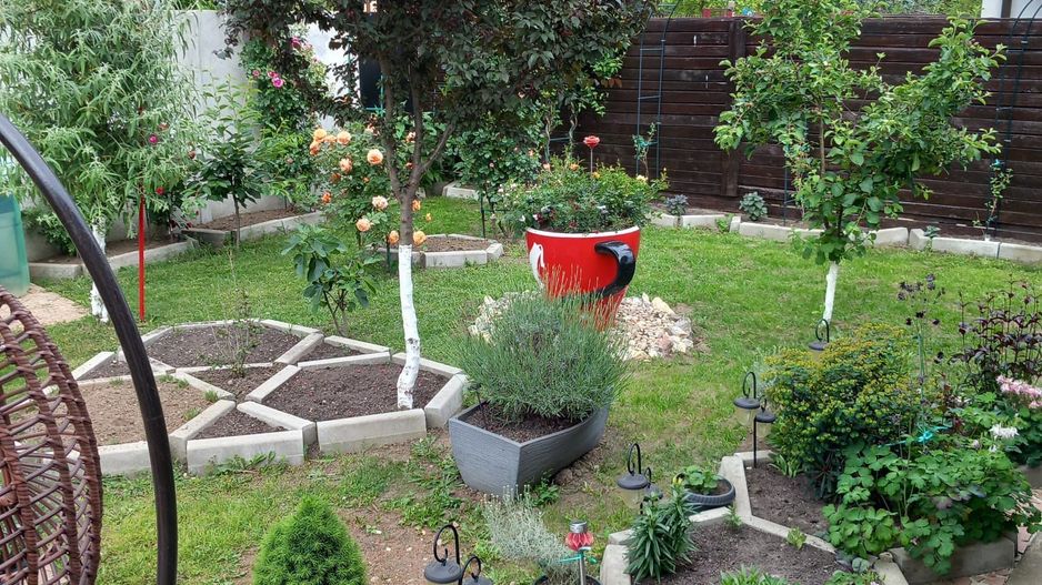 Parter cu structură pentru etaj, curte amenajată și organizare impeca - Poză 14