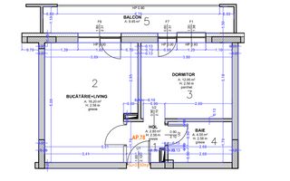 Studio mobilat, balcon si parcare subterana - Ogorului - Comision 0% - Schiță 7