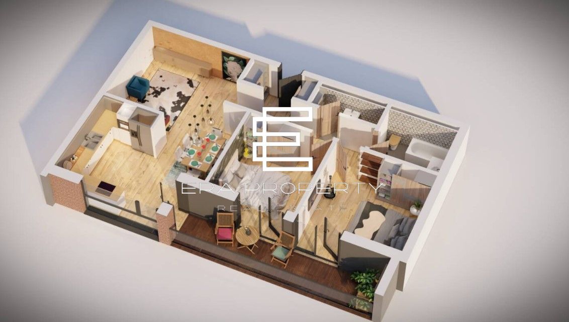 Apartament premium 3 cam, boxa, garaj-intabulat- Sibiu zona Alba Iulia - Poză 9