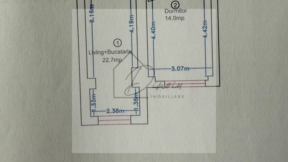 2 camere Ivory Pipera I NEMOBILAT I COMISION 0% - Poză 2