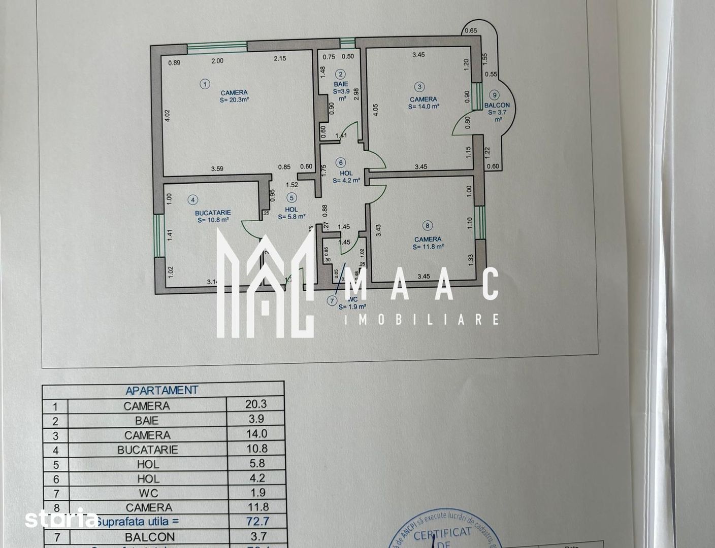 Apartament 3 camere de vânzare | Sibiu, Terezian | renovat - Poză 10