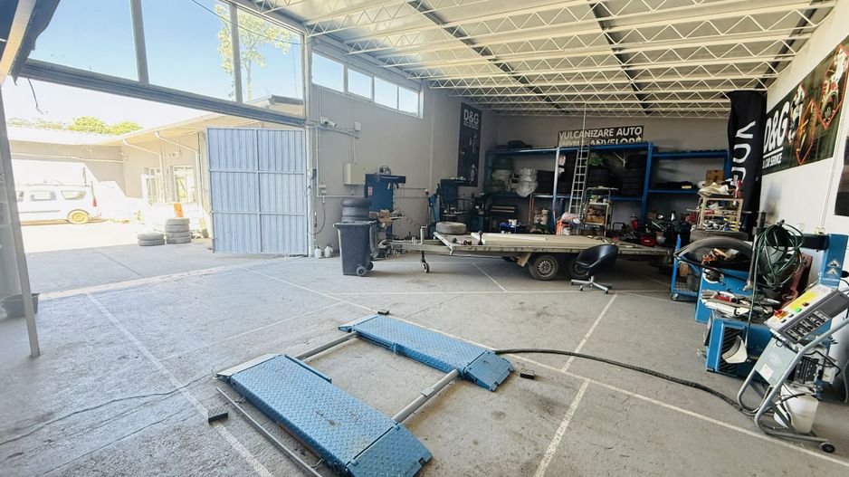 Hală industrială | 170 mp | Înălțime 5 m | Rafturi incluse | Sacoșu Turcesc - Poză 4
